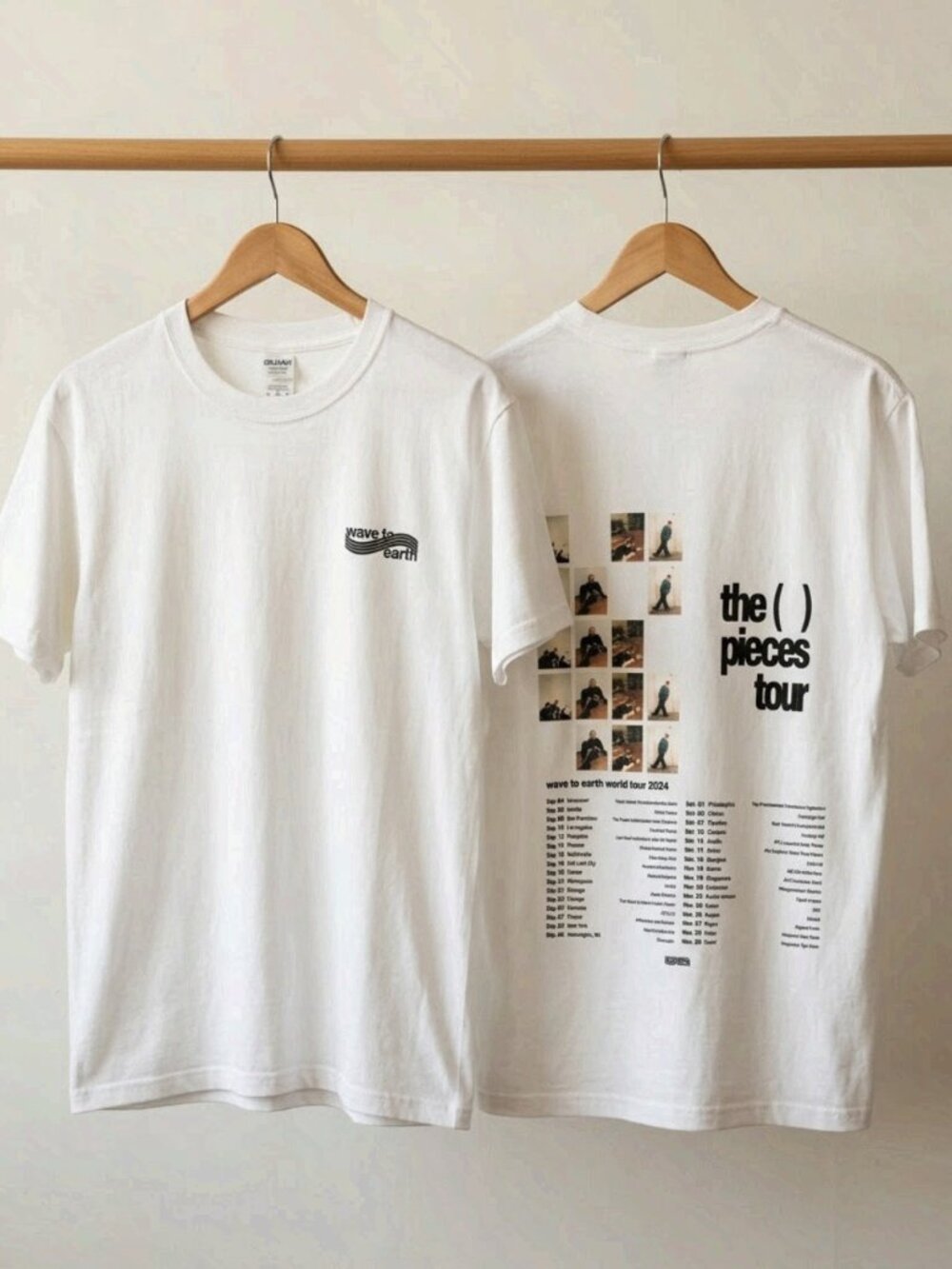 Wave To Earth The ( ) Pieces Tour 2026 T Shirt reprint